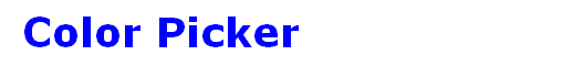 Color Picker