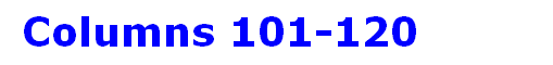 Columns 101-120