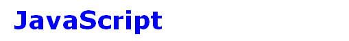 JavaScript